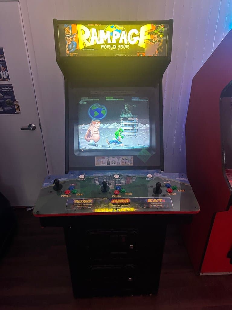 Rampage World Tour Upright Arcade Game for sale