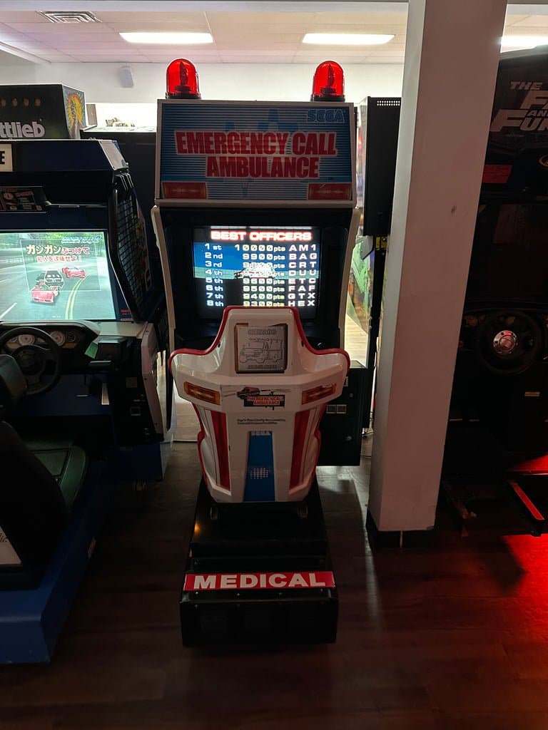 SEGA Emergency Call Ambulance Arcade Game for sale