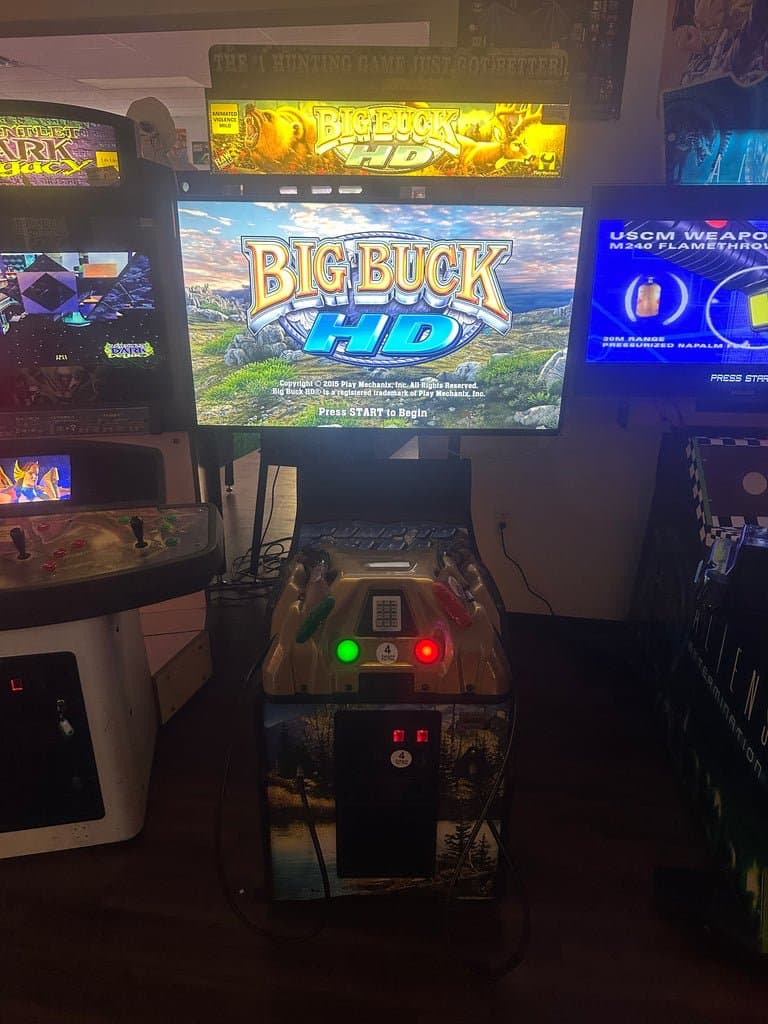 Raw Thrills Big Buck Hunter HD Deluxe Arcade Game for sale
