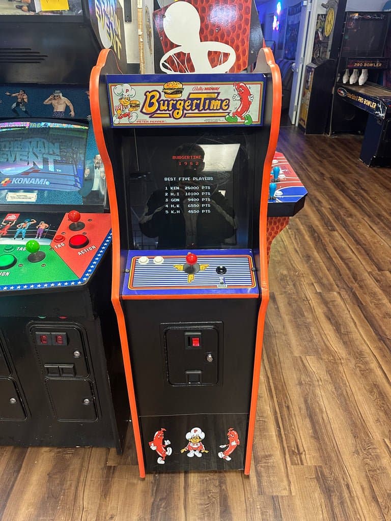 Bally Midway BurgerTime Classic Mini Cab Arcade Game for sale