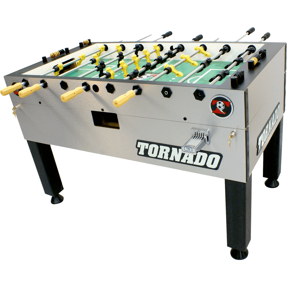 Tornado Platinum Tour Edition Coin Op Foosball Table TP-TEF for sale