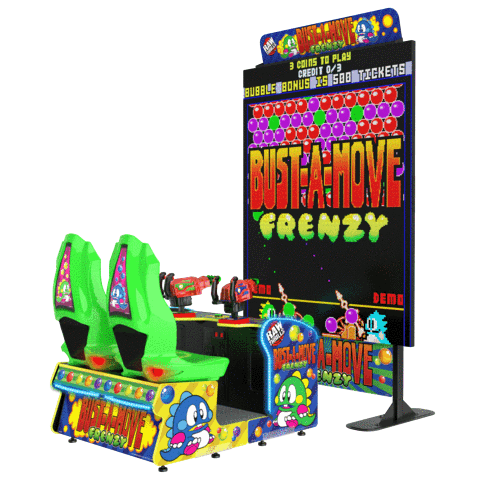 Raw Thrills Bust-A-Move Frenzy Arcade Game for sale