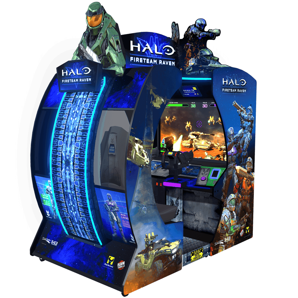 Raw Thrills Halo: Fireteam Raven 2-Player Arcade Game for sale