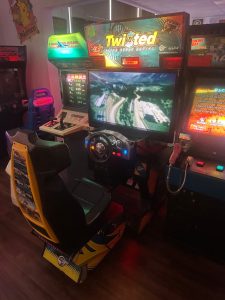 GlobalVR Twisted Nitro Stunt Racing Arcade Game for sale ()