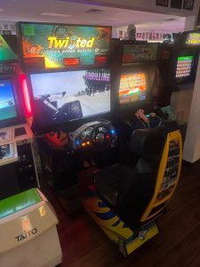 GlobalVR Twisted Nitro Stunt Racing Arcade Game for sale ()