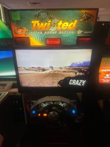 GlobalVR Twisted Nitro Stunt Racing Arcade Game for sale ()
