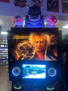 Jim Henson's Labyrinth Pinball Machine with Official Topper for sale ()