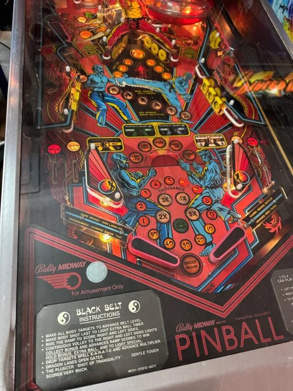 Bally Black Belt Pinball Machine — image 12