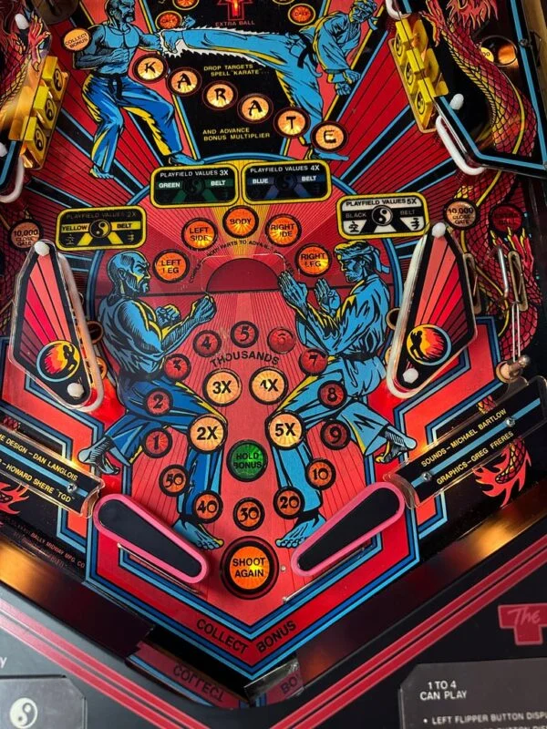 Bally Black Belt Pinball Machine — image 16