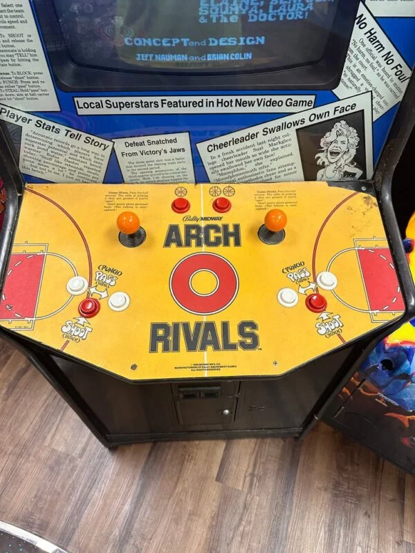 Bally Midway Arch Rivals Arcade Game — image 5