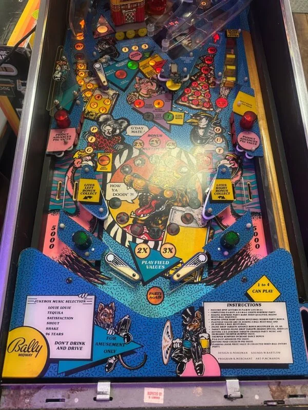 Bally Party Animal Pinball Machine — image 5