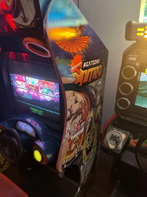 Chicago Gaming Company Nicktoons Racing Arcade Game — image 9