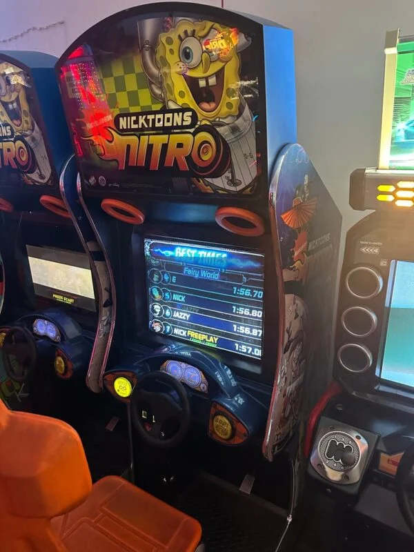 Chicago Gaming Company Nicktoons Racing Arcade Game — image 12