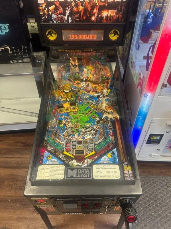 Data East Jurassic Park Pinball Machine — image 4