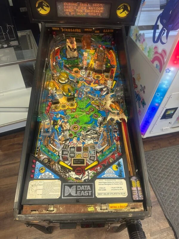Data East Jurassic Park Pinball Machine — image 7