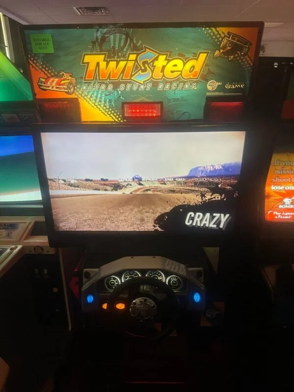 GlobalVR Twisted Nitro Stunt Racing Arcade Game — image 4