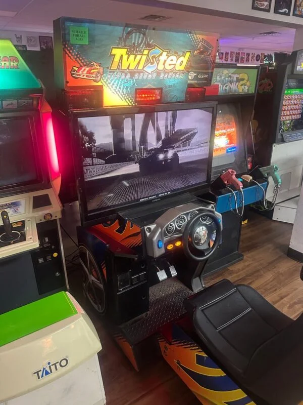 GlobalVR Twisted Nitro Stunt Racing Arcade Game — image 8
