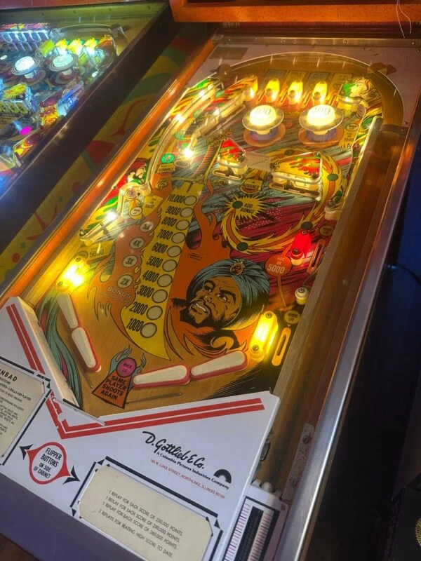 Gottlieb Sinbad Pinball Machine — image 5