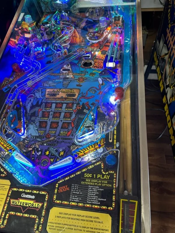 Gottlieb Waterworld Pinball Machine — image 4
