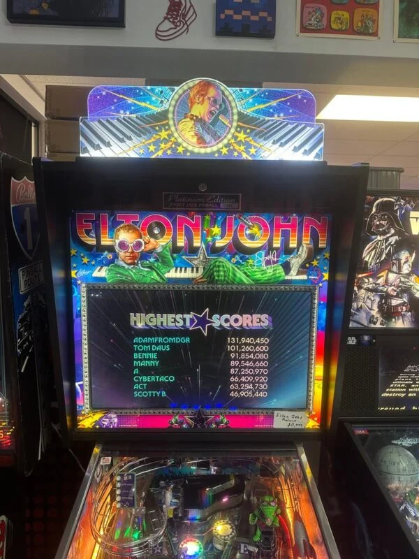 JJP Elton John Platinum Edition Pinball Machine — image 4