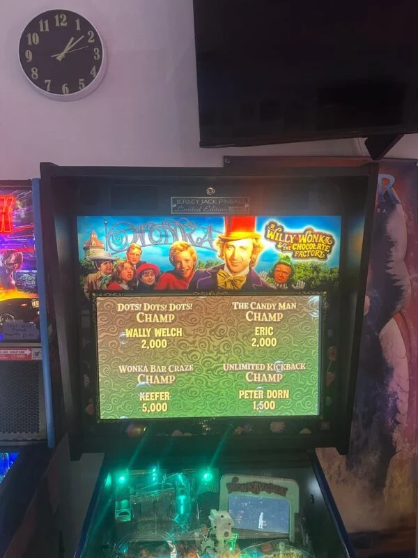 JJP Willy Wonka & the Chocolate Factory Limited Edition Pinball Machine — image 5