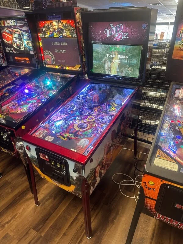 JJP Wizard of Oz 75th Anniversary Ruby Red Edition Pinball Machine — image 4