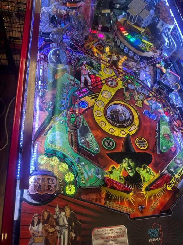 JJP Wizard of Oz 75th Anniversary Ruby Red Edition Pinball Machine — image 6