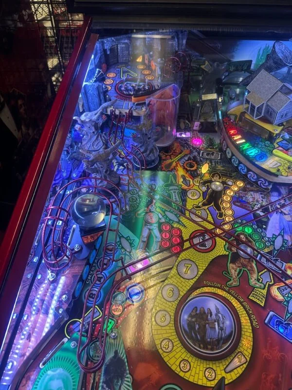 JJP Wizard of Oz 75th Anniversary Ruby Red Edition Pinball Machine — image 8