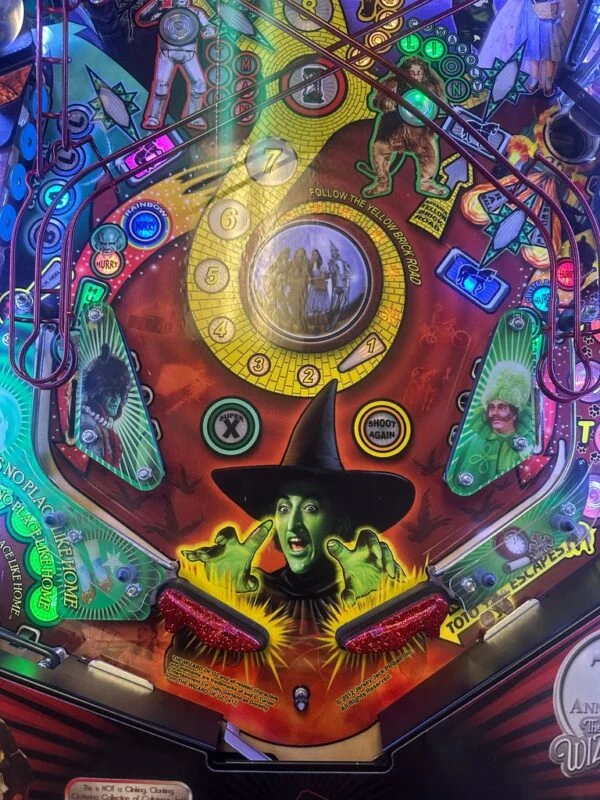 JJP Wizard of Oz 75th Anniversary Ruby Red Edition Pinball Machine — image 11