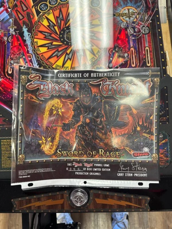 Stern Pinball Black Knight: Sword of Rage Limited Edition Pinball Machine — image 18