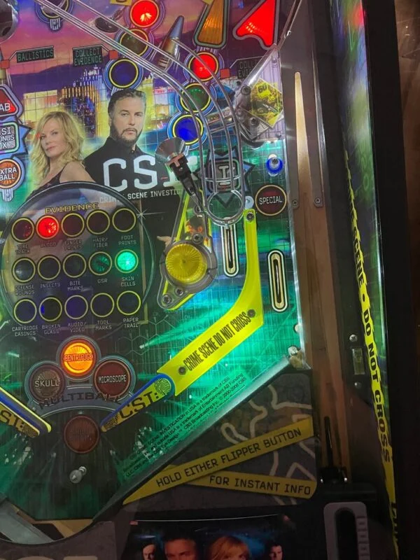 Stern Pinball CSI: Crime Scene Investigation Pinball Machine — image 22