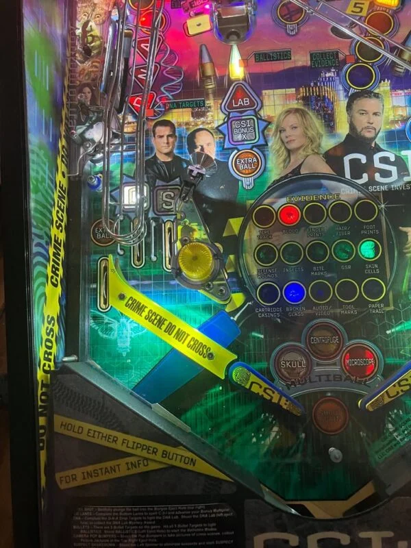 Stern Pinball CSI: Crime Scene Investigation Pinball Machine — image 23