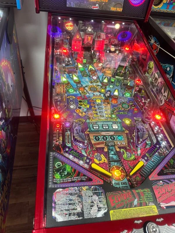 Stern Pinball LOADED Elvira’s House of Horrors Premium Pinball Machine — image 8