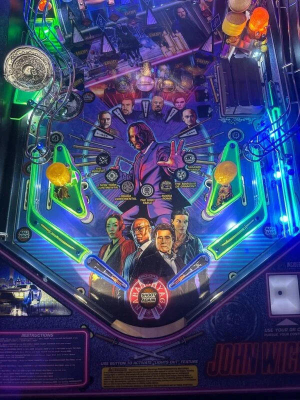 Stern Pinball LOADED John Wick Premium Pinball Machine — image 10