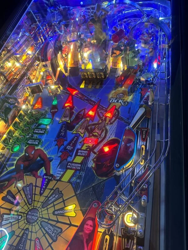 Stern Pinball LOADED Spider-Man Pinball Machine — image 7