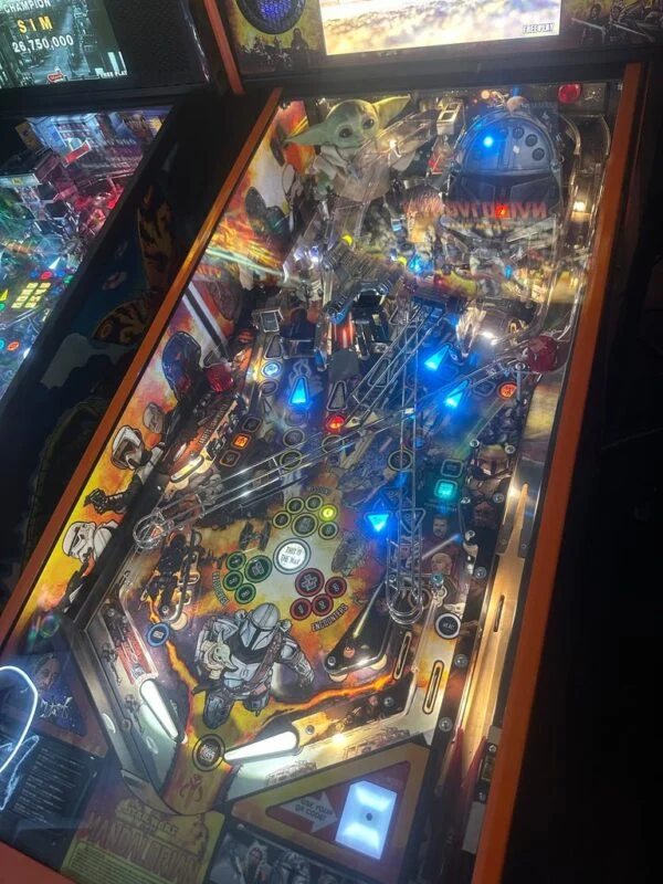 Stern Pinball LOADED The Mandalorian Premium Pinball Machine — image 6