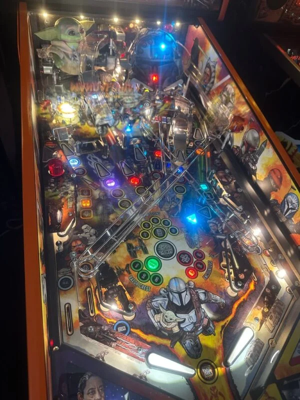 Stern Pinball LOADED The Mandalorian Premium Pinball Machine — image 11