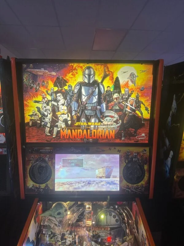 Stern Pinball LOADED The Mandalorian Premium Pinball Machine — image 15