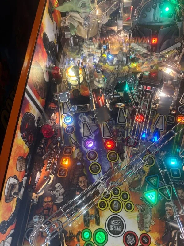 Stern Pinball LOADED The Mandalorian Premium Pinball Machine — image 17