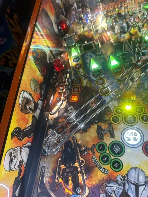 Stern Pinball LOADED The Mandalorian Premium Pinball Machine — image 18