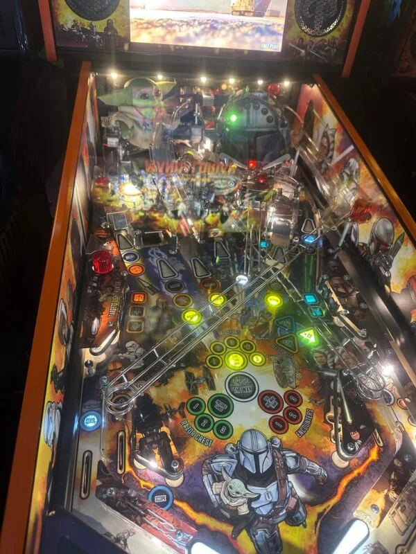 Stern Pinball LOADED The Mandalorian Premium Pinball Machine — image 19