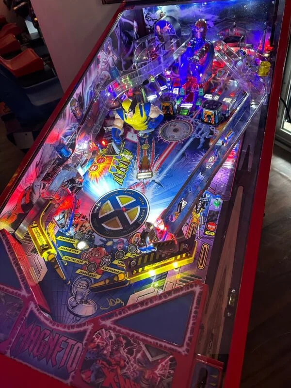 Stern Pinball LOADED X-Men Limited Magneto Edition Pinball Machine — image 4