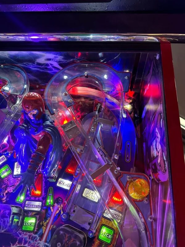 Stern Pinball LOADED X-Men Limited Magneto Edition Pinball Machine — image 12