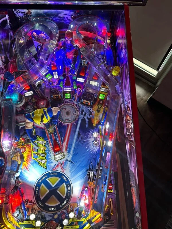 Stern Pinball LOADED X-Men Limited Magneto Edition Pinball Machine — image 14