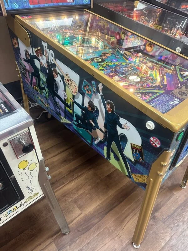 Stern Pinball The Beatles Gold Pinball Machine — image 4