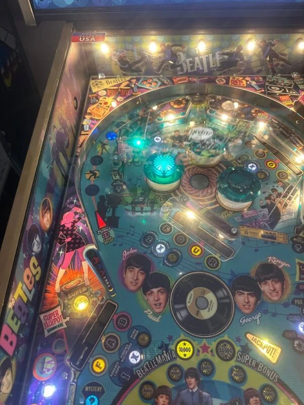 Stern Pinball The Beatles Gold Pinball Machine — image 5