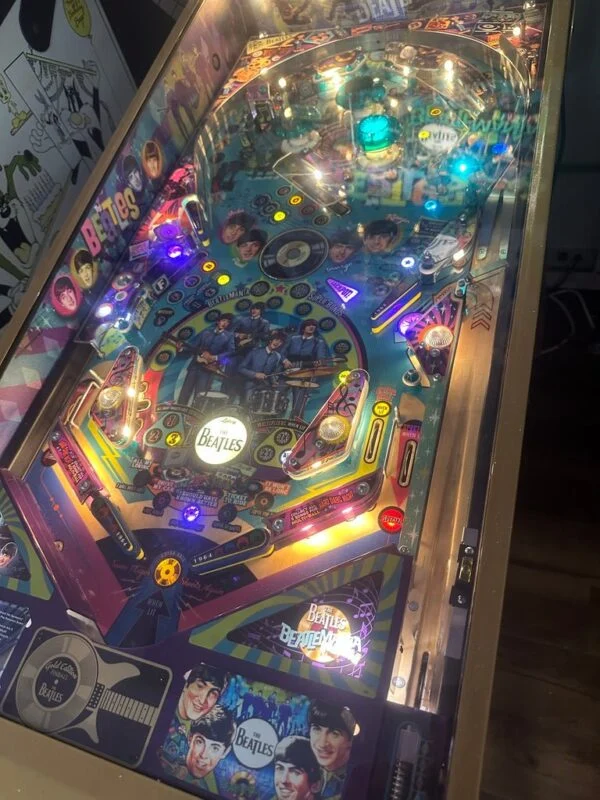 Stern Pinball The Beatles Gold Pinball Machine — image 7