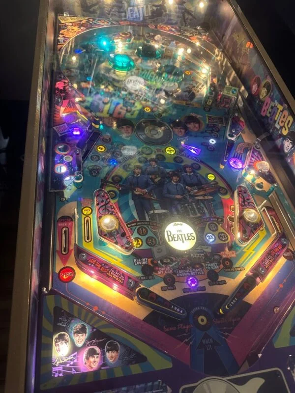 Stern Pinball The Beatles Gold Pinball Machine — image 8